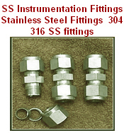 stainless steel instrumentation fittings